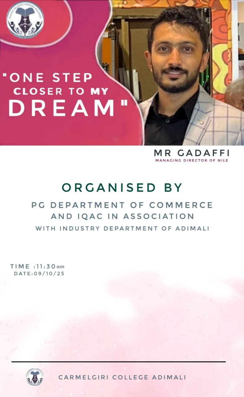 Seminar on “One Step Closer to My Dream”